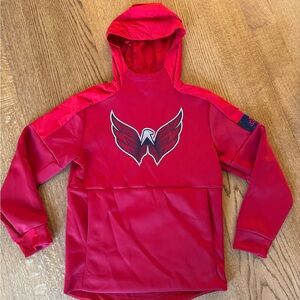 Men’s Adidas CAPITALS Red and Blue Logo Sweatshirt